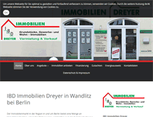 Tablet Screenshot of immobilien-dreyer.de